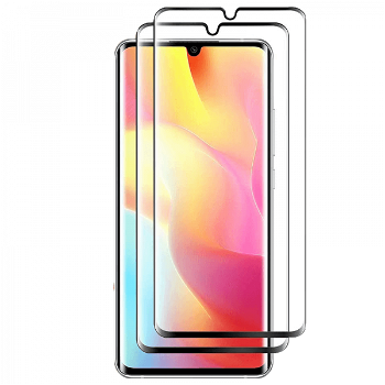 Set 2 folii protectie sticla securizata fullsize pentru Xiaomi Mi Note 10 Lite / Mi Note 10 Pro / Mi Note 10 negru