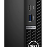 Sistem desktop Dell OptiPlex 7090 MFF Intel Core i7-10700T 16GB DDR4 256GB SSD Windows 11 Pro 3Yr ProS NDB On-site Black
