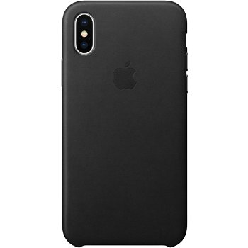 Apple Protectie pentru spate, material piele, pentru iPhone X, culoare Black