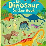 Carte pentru copii, Usborne, Big Dinosaur Sticker book, 5+ ani