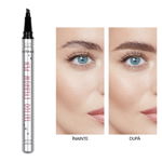 Creion Sprancene cu Efect de Microblading Kiss Beauty Tattoo Eyebrow Pen, #01 Light Brown, Kiss Beauty