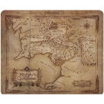 Mouse Pad Gaming ABYSSE CORP Lord Of The Rings Rohan & Gondor Map, 23.5 x 19.5 cm, maro