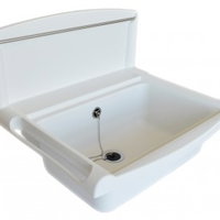 Chiuveta Pyramis MULTISET ALB, 1 cuva, din polipropilena, montare pe perete, 55.5 x 45 cm, alb mat Chiuveta Pyramis MULTISET ALB, 1 cuva, din polipropilena, montare pe perete, 55.5 x 45 cm, alb mat