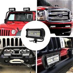 Proiector Led auto Off Road dreptunghiular, 144w 14000lm IP68, Tenq.ro