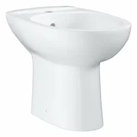 Bideu pe pardoseala Grohe Bau Ceramic alb lucios, Grohe