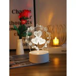 Lampa Decorativa 3D Inimioare "I Love You" - 10 x 13 x 18.2 cm, Inovius