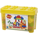 Joc de construit in cutie cu animalute, Maxi Abrick Box Safari, Ecoiffier, 7881