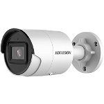 Camera supraveghere exterior IP Hikvision AcuSense DS-2CD2083G2-IU, 8MP, IR 40 m, 4 mm, slot card, microfon, PoE, HikVision