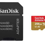 Micro Secure Digital Card SanDisk Extreme PLUS, 256GB, Clasa 10,