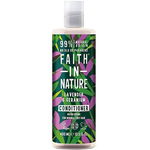 Faith In Nature Lavender & Geranium balsam natural pentru par normal spre uscat 400 ml, Faith In Nature