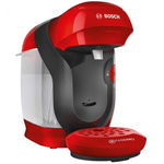 Espressor Cu Capsule, 0.7 L, 1400 W, 70 Bauturi, Afisaj Led, Autocuratare, Decalcifiere, Design Modern, Usor De Folosit, Rosu, Bosch