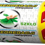 Rola saci menajeri Jan Niezbadny Easy Pack, Verde, 35L, 20 buc/rola, SARANTIS