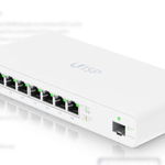 UBIQUITI UISP-R GIGABIT POE ROUTER pentru aplicatii MicroPOP, interfata: 8 x 10/1001000, 1 x 1G SFP, Procesor: Dual-core 880 MHz, MIPS1004Kc , Memorie: 512 Mb, Flash: 512Mb, Consum 10W, Passive POE 27VDC., UBIQUITI