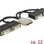 Adaptor Delock VHDCI-68 pini la 4 x DVI 24+1 pini T-M 22cm