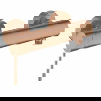 Baterie dus Grohe Essence 33636DL1, 1/2, monocomanda, aparenta, cartus ceramic, limitator, lucios, mat, Warm Sunset, Grohe