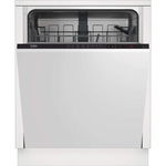 MASINA DE SPALAT VASE INCORPORABILA BEKO BDIN24320, 13 SETURI, 4 PROGRAME, CLASA E, 60 CM, ALB