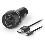 DUAL CAR CHARGER, 5V/3.1A – 15.5W, Philips