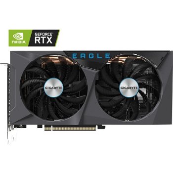 Placa video GIGABYTE GeForce RTX 3060 Ti EAGLE OC 8G (rev. 2.0), 8GB GDDR6, 256bit, N306TEAGLE OC-8G2