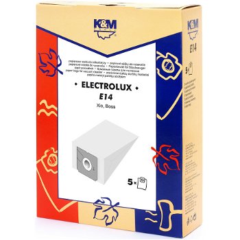 Sac aspirator Electrolux Xio, hartie, 5X saci, K&M