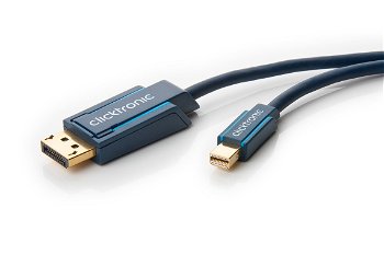 Cablu Profesional 2m mini DisplayPort - DisplayPort 2560x1600p Apple MacBook/Pro/Air OFC cupru AWG32 Clicktronic, Clicktronic