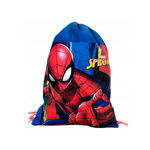 Sac poliester, Spider Man, bleumarin, 42 x 31 cm, OEM