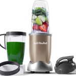 Blender Nutribullet Pro, 900 W, 1 viteza, cupa inalta 0.9l, cupa inalta 0.7l, 5 accesorii, Bronz, Nutribullet