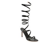 Sandale elegante ALDO negre, 13736287, din piele ecologica, Aldo