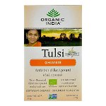 Ceai Tulsi Ghimbir Organic India, bio, 18 plicuri, 31,3 g, Organic India