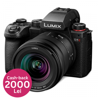 Panasonic Lumix S9 Aparat Foto Mirrorless Full Frame 24MP 6K Rosu Kit cu Obiectiv 20-60mm