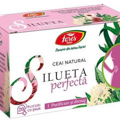 Ceai Silueta Perfecta 2 controlul greutatii, 20 plicuri, Fares, Fares