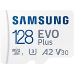 Card Samsung EVO Plus 2021 R130 microSDXC 128GB UHS-I U3 A2 Clasa 10