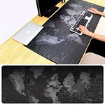 Mouse Pad Mare Profesional Cauciucat pentru Gaming Compatibil Universal Laptop, PC Harta Lumii 100 x 50cm, Original Deals