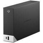 HDD Extern SEAGATE One Touch Hub 4TB, 1x USB 3.2 Type-C, 1x USB 3.0 Type-A, Rescue Data Recovery Services 3 ani, Black, Seagate