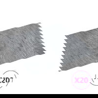 Gossi placi de pardoseala autoadezive 20 buc. gri deschis pvc 1,86 m2, Gossi