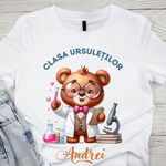 Tricou absolvire Clasa ursuletilor pentru elevi clasa 4 sau gradinita ABS1075