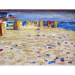 Tablou - reproducere 40x30 cm Holland - Beach Chairs, Wassily Kandinsky – Fedkolor, Fedkolor