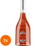 
Set 2 x Vin Roze Chiaretto Riviera Del Garda Classico Bulgarini Italia DOC 12,5% Alcool, 0,75 l
