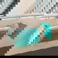 Tomado uscator de rufe suspendat tilburg, 12 m, argintiu, Tomado