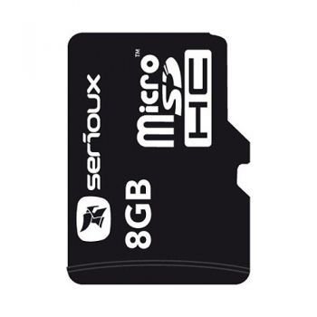 Card memorie Serioux Micro SDHC 8GB Clasa 10 + Adaptor SD