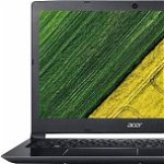 Laptop Acer Aspire 5 A515-52G-76RH (Procesor Intel® Core™ i7-8565U (8M Cache, up to 4.60 GHz), 15.6" FHD, 8GB, 256GB SSD, nVidia GeForce MX150 @2GB, Linux, Negru)