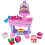 Set de Joaca, Happy Places, Mini Dulciuri Asortate si Carucior - 8 Figurine Pink