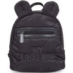 Childhome My First Bag Puffered Black rucsac pentru copii, Childhome