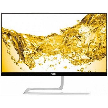 MONITOR AOC 23" LED, IPS, 1920x1080 , 4ms, 250cd/mp, HDMI 1.4 x 1,  Built-in Speakers , VGA "I2381FH" (include timbru verde 3 lei), AOC