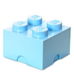 Cutie depozitare LEGO 2x2 albastru deschis