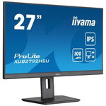 Monitor LED IPS iiyama ProLite XUB2792HSU-B6 27" Full HD, 100Hz, 0,4ms, HDMI, DisplayPort, HUB USB 4x3.2, HAS (150mm) + Pivot, Flicker-free + Blue light