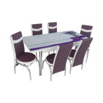 Set masa extensibila cu 6 scaune Arta Table Lavanda