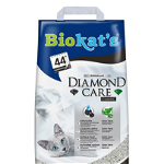 BIOKAT'S Diamond Care Classic 8 L nisip pentru litiera pisici, din bentonita, BIOKAT'S