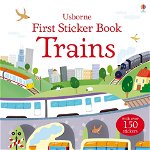 First Sticker Book Trains, Paperback - ***