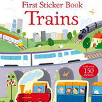 Carte cu stickere - First Sticker Book Trains