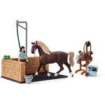 Jucarie Horse Club washing area with Emily & Luna, play figure, Schleich